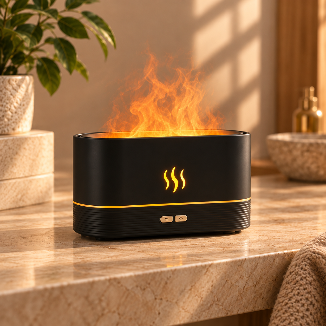 Flame Diffuser Black Pro - LIVORA