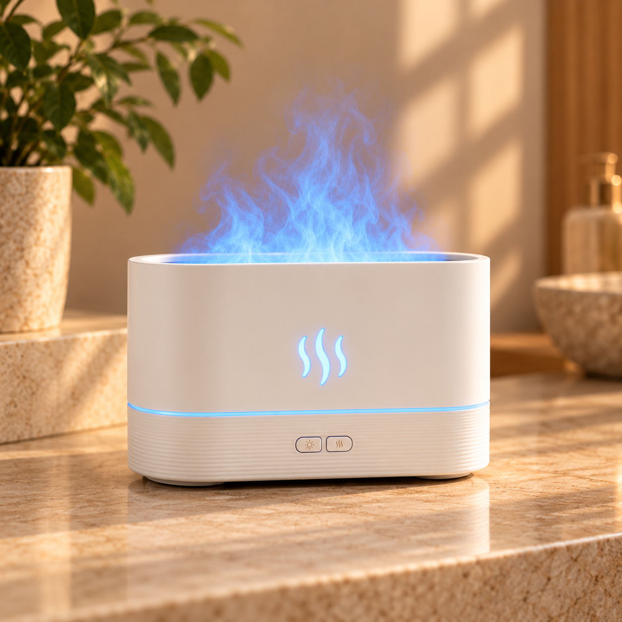Flame Diffuser White Basic - LIVORA