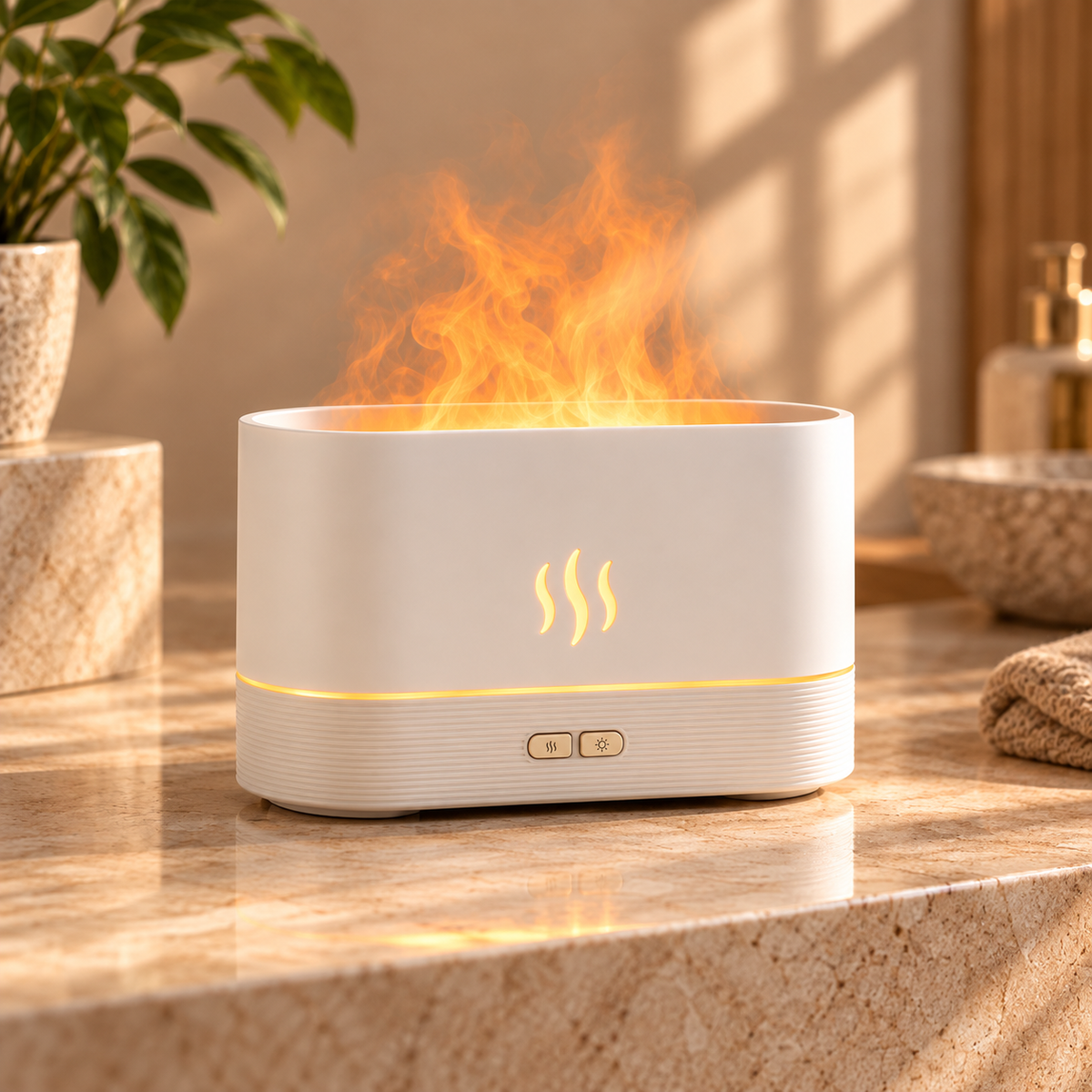 Flame Diffuser White Pro - LIVORA