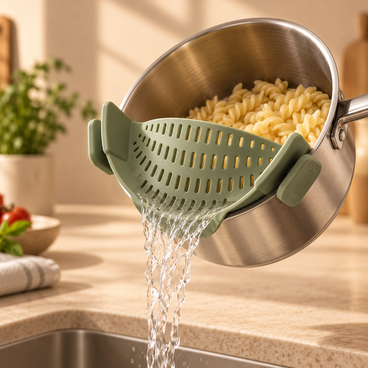 Clip-On Pot Strainer by LIVORA